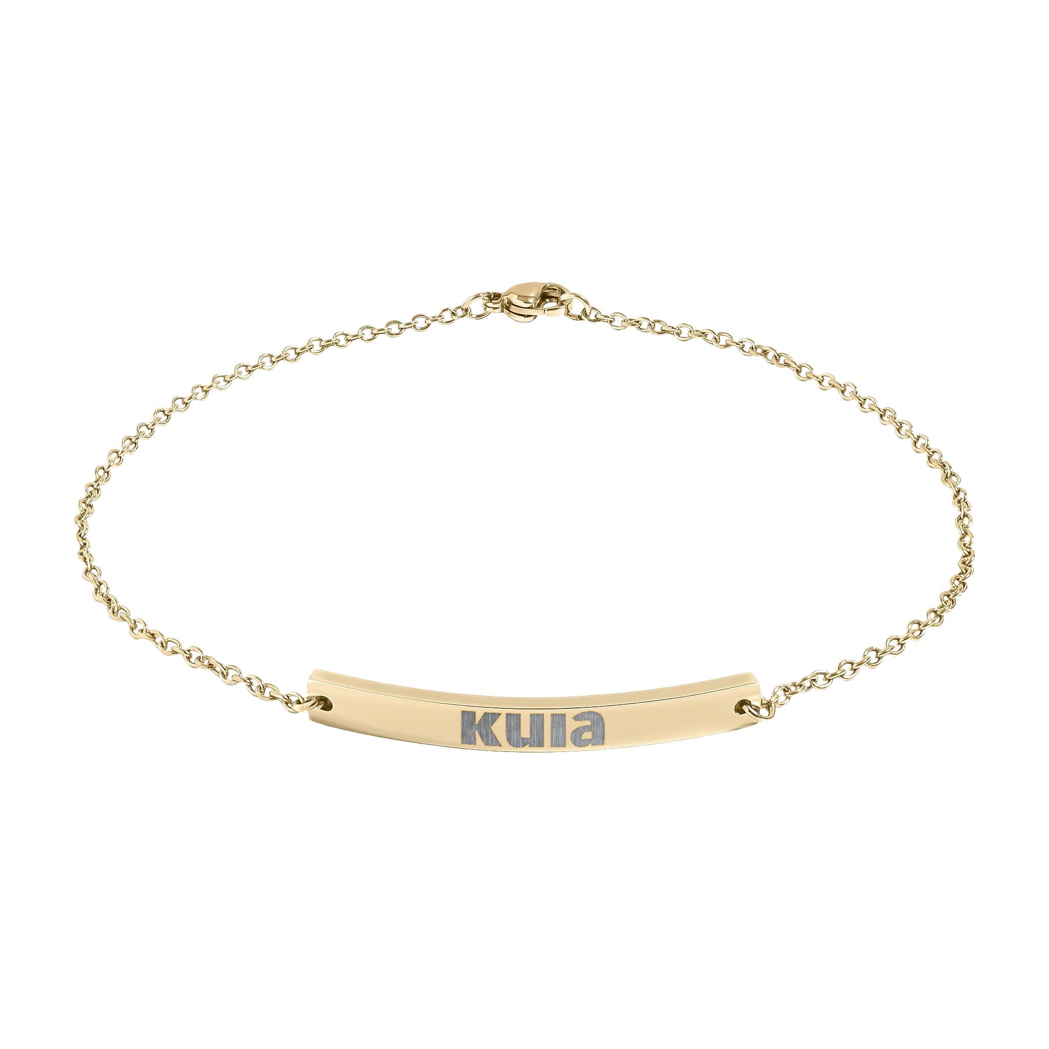 KUA Curved Bar Anklet
