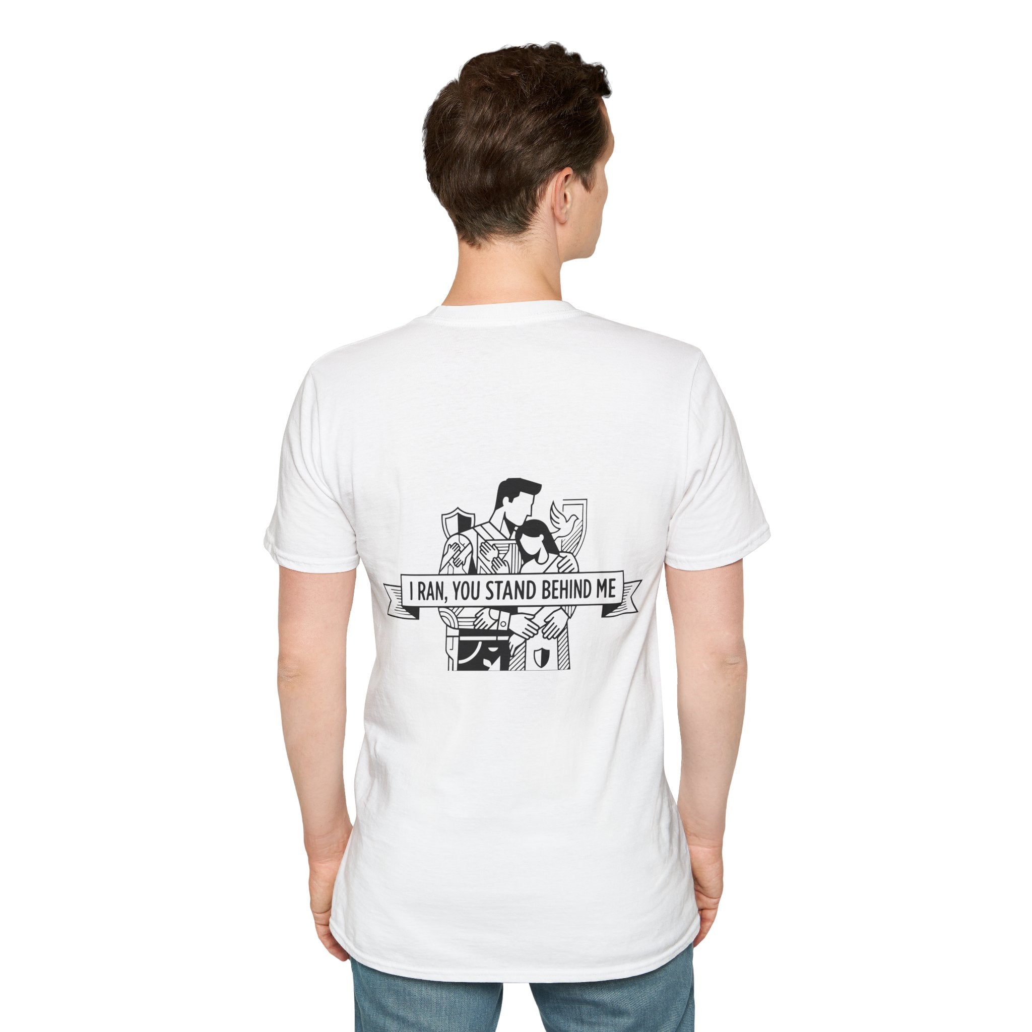 KUIA "I ran, you stand behind me" T-shirt