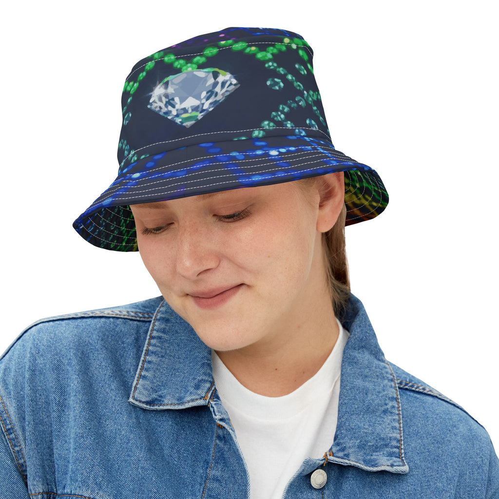 KUIA "Diamonds are a Prides best friend" Kaleidoscope Bucket Hat