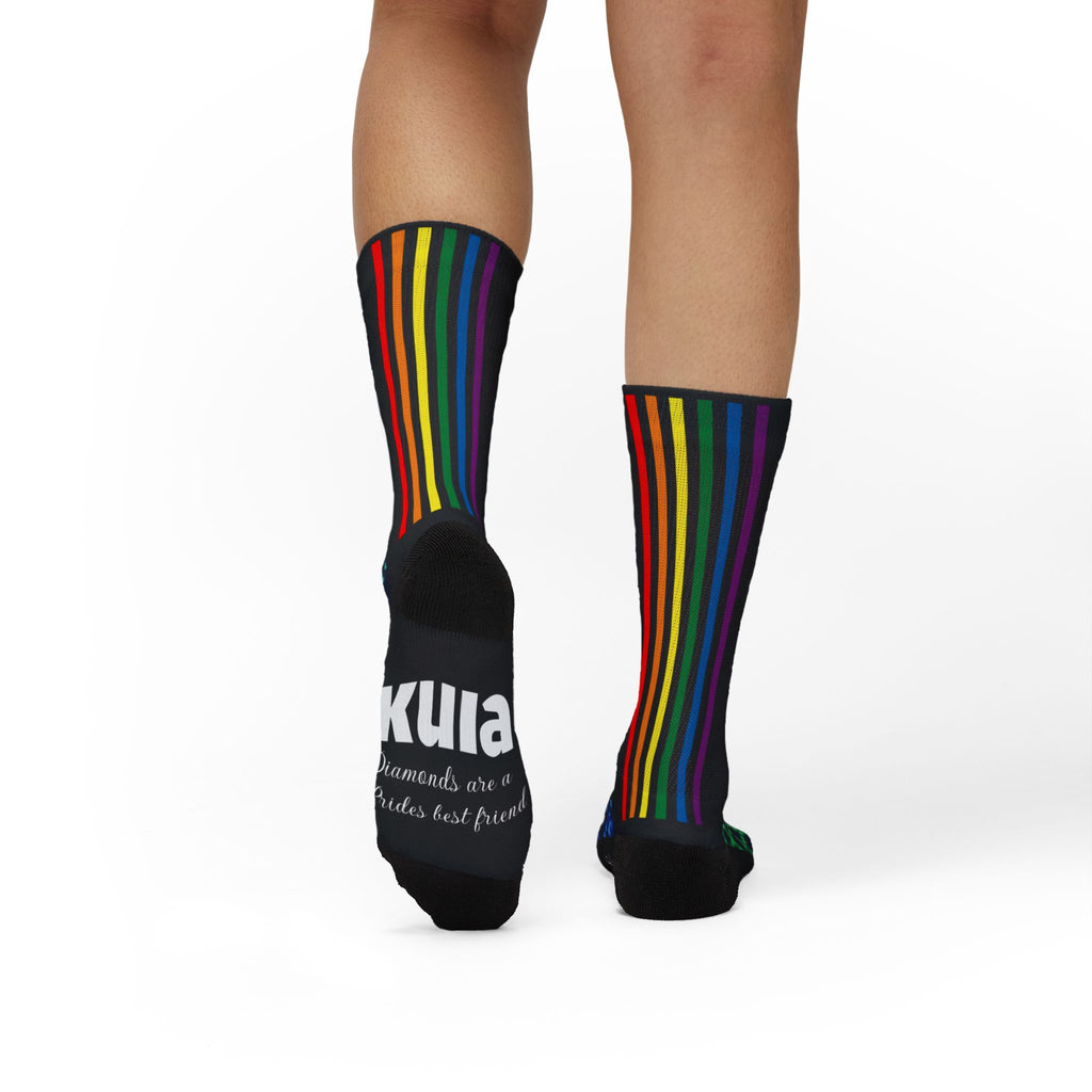 KUIA "Diamonds are a Prides best friend" Sublimation Socks