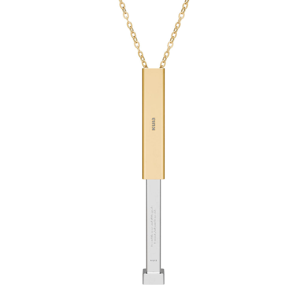 Copy of KUIA Hidden Message Bar Necklace