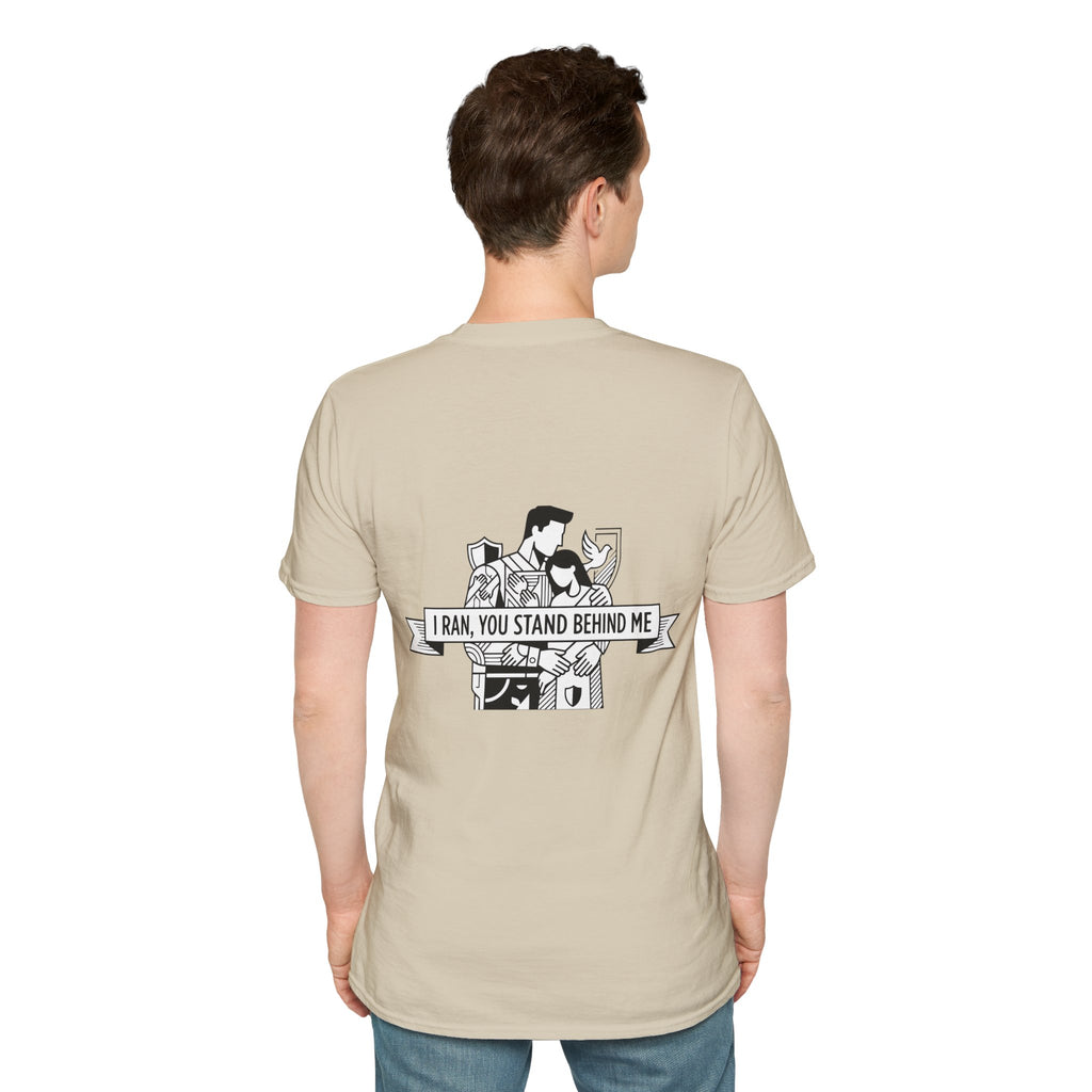 KUIA "I ran, you stand behind me" T-shirt
