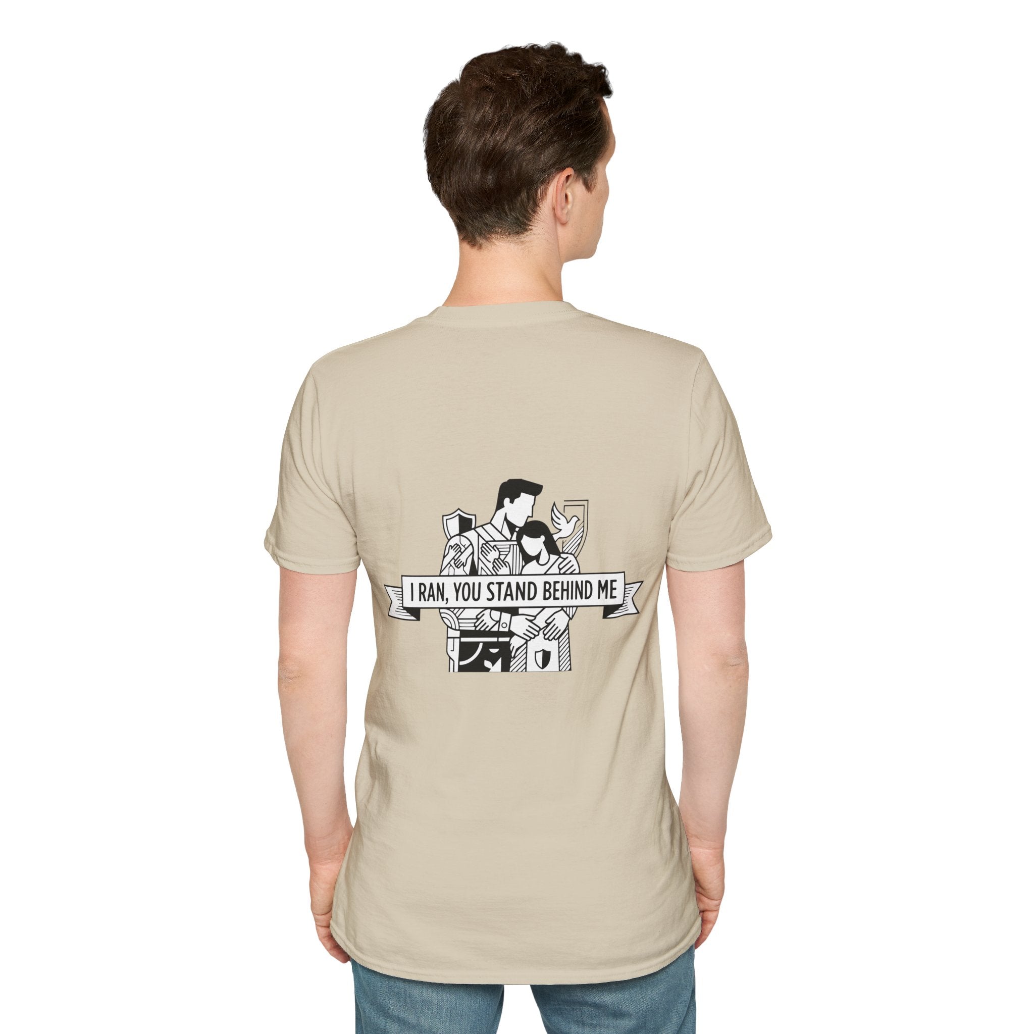 KUIA "I ran, you stand behind me" T-shirt