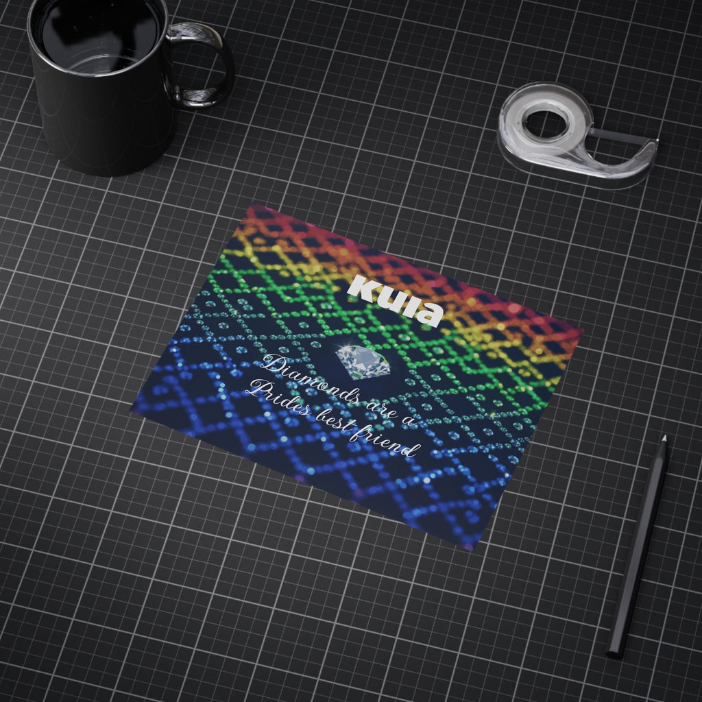 KUIA "Diamonds are a Prides best friend" - Unframed Art Print