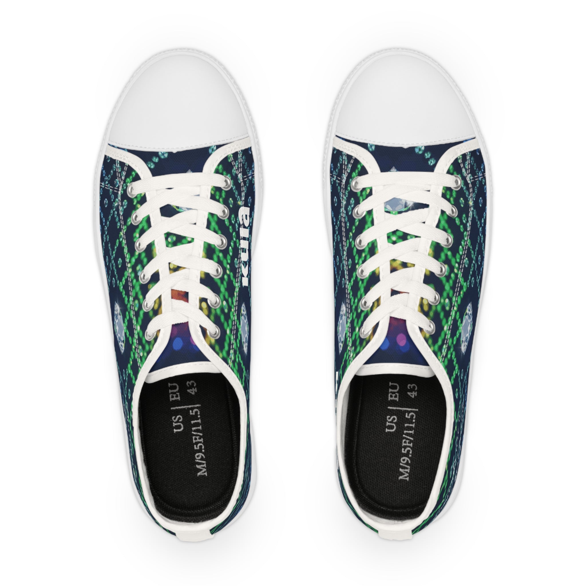 KUIA "Diamonds are a Prides best friend" Low Top Sneakers