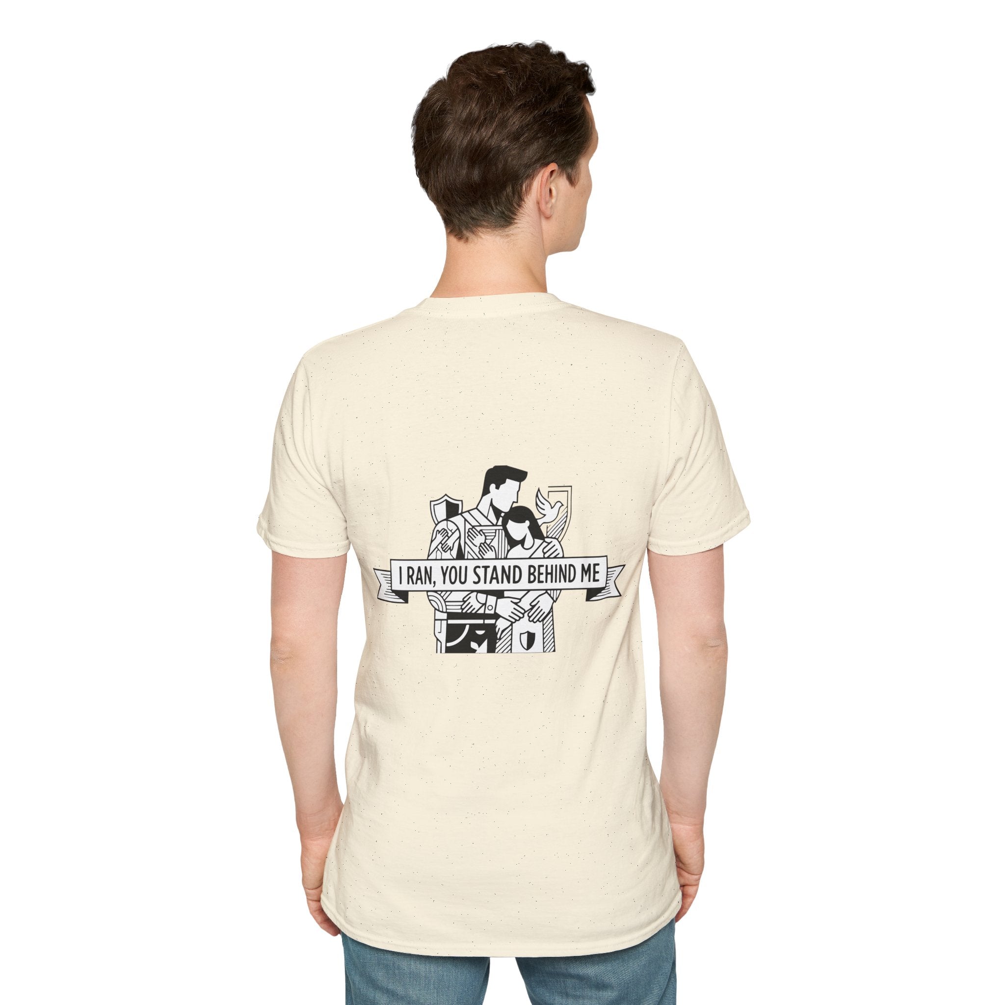 KUIA "I ran, you stand behind me" T-shirt