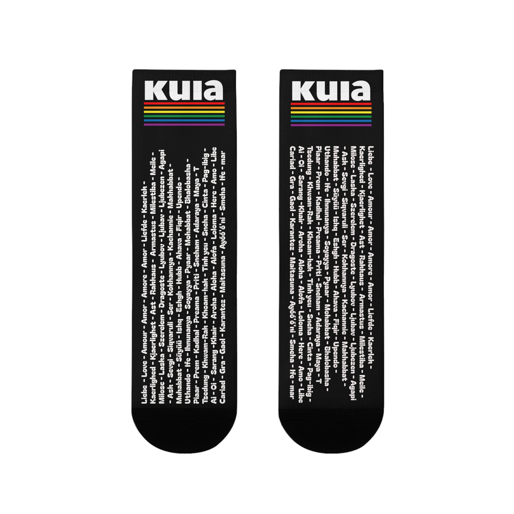 KUIA Love Language for everyone Socks