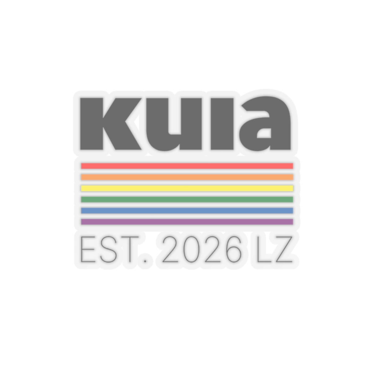 KUIA EST. 2026 LZ kiss-cut sticker