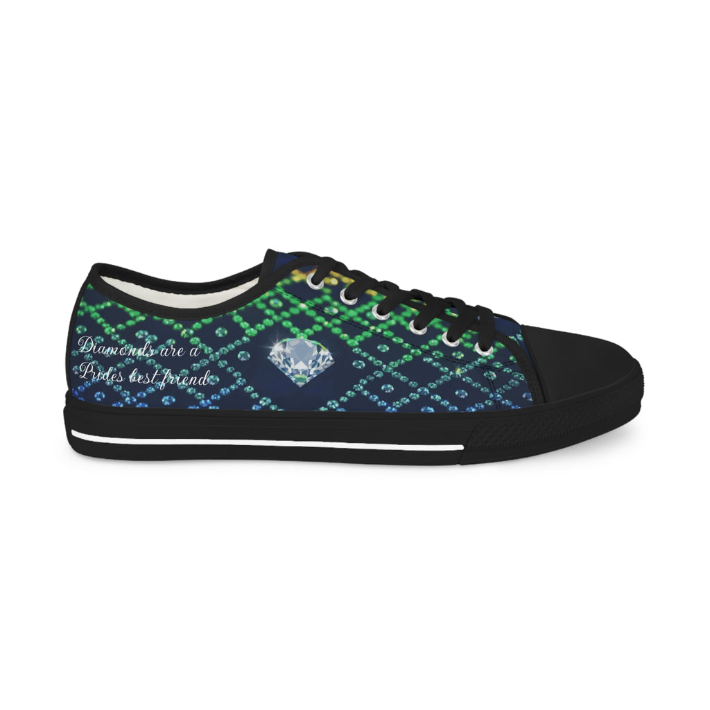 KUIA "Diamonds are a Prides best friend" Low Top Sneakers