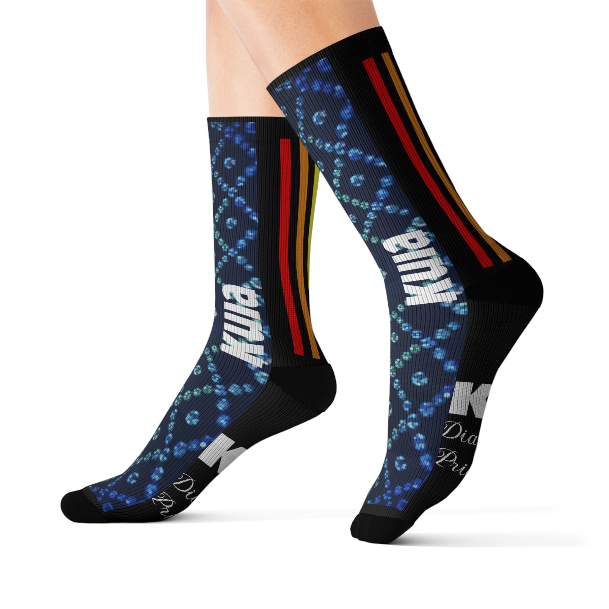 KUIA "Diamonds are a Prides best friend" Sublimation Socks