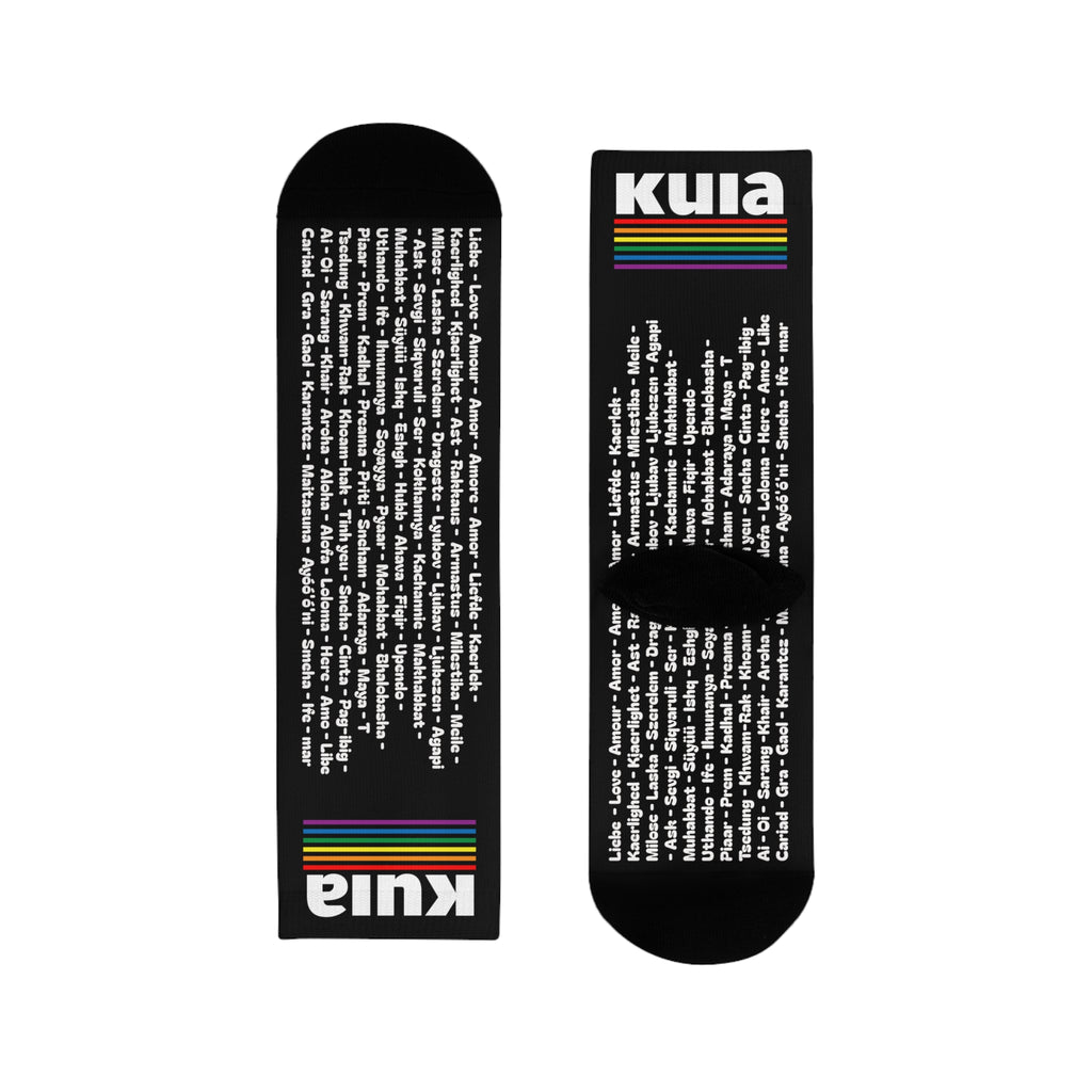 KUIA Love Language for everyone Socks
