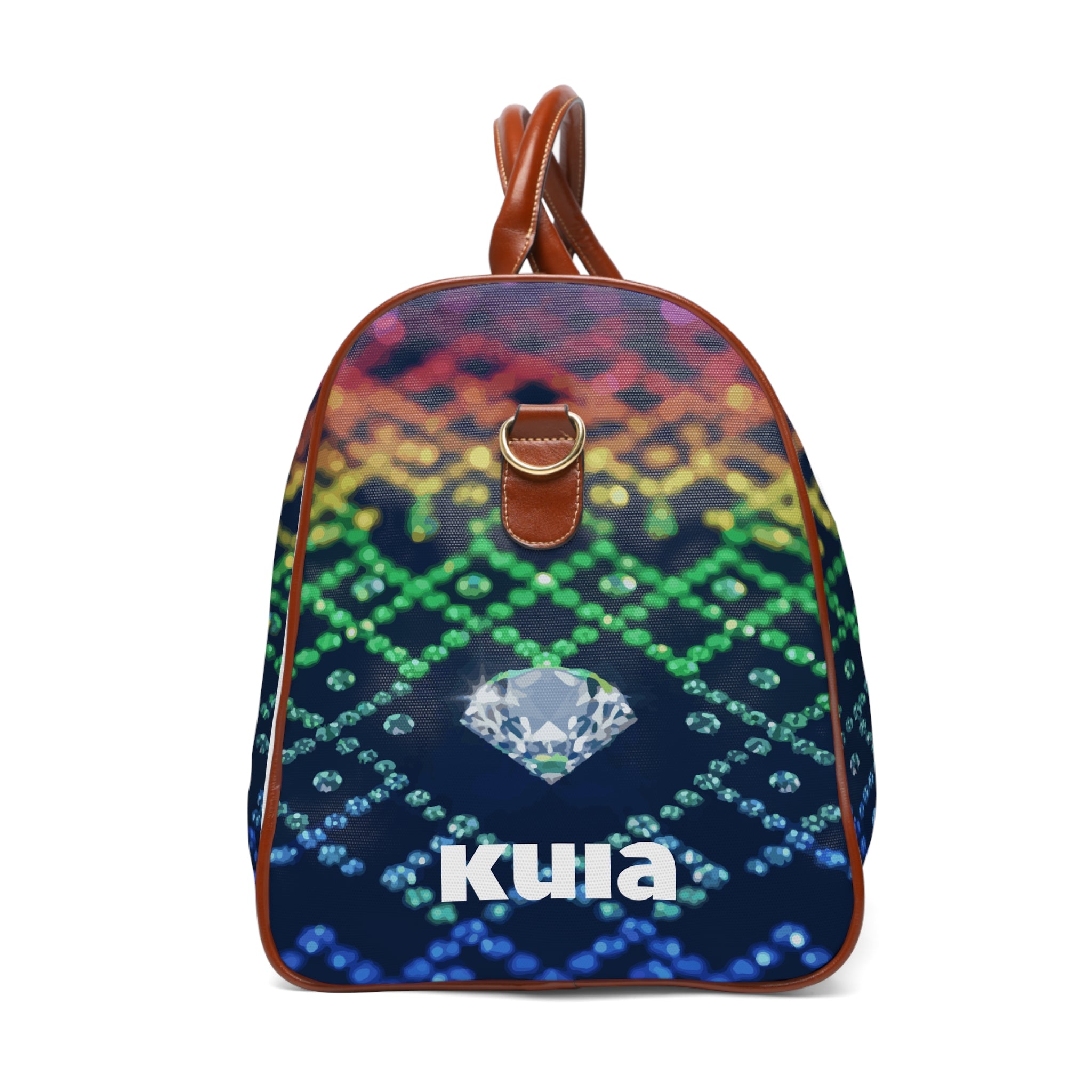 KUIA "Diamonds are a Prides best friend" Waterproof Travel Bag