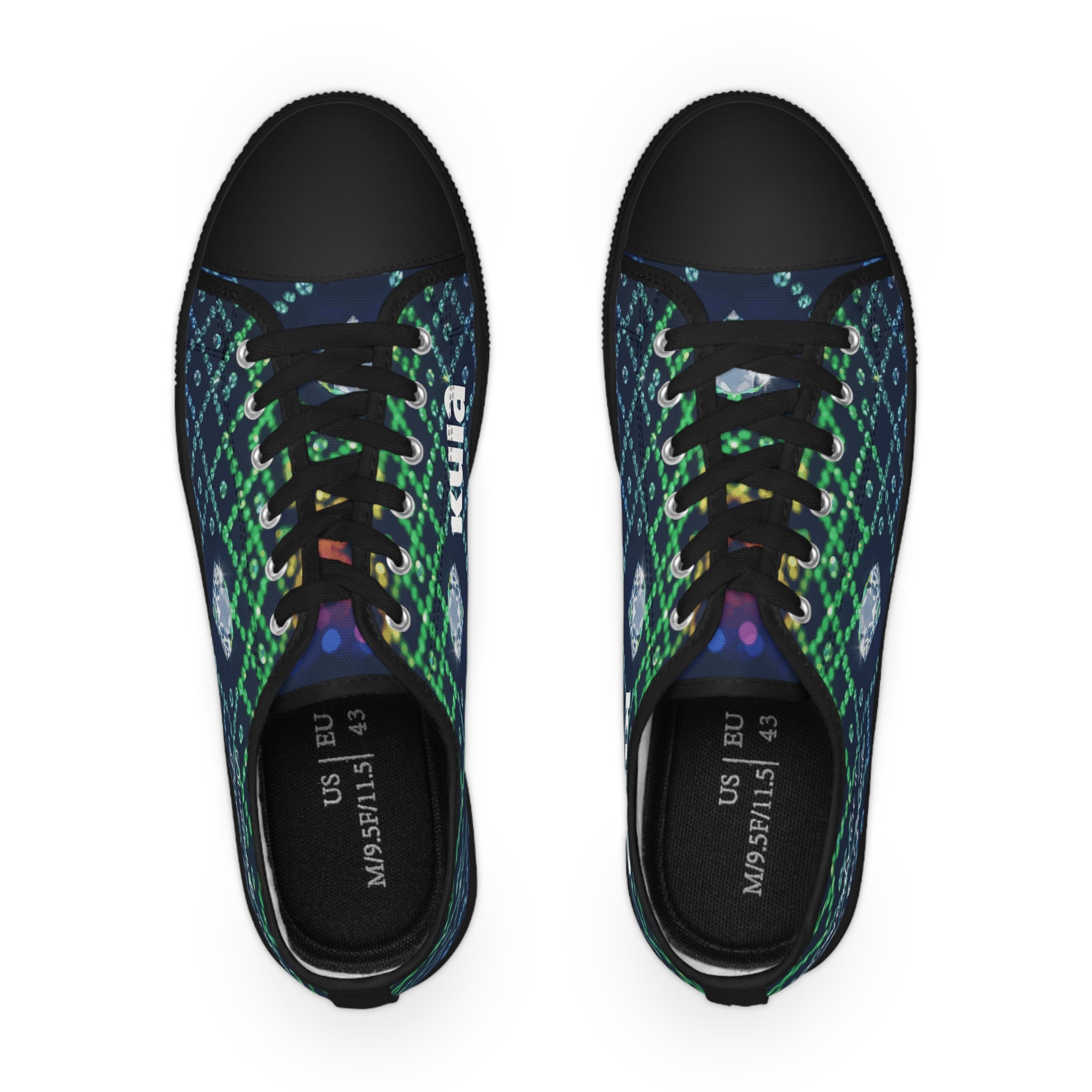 KUIA "Diamonds are a Prides best friend" Low Top Sneakers