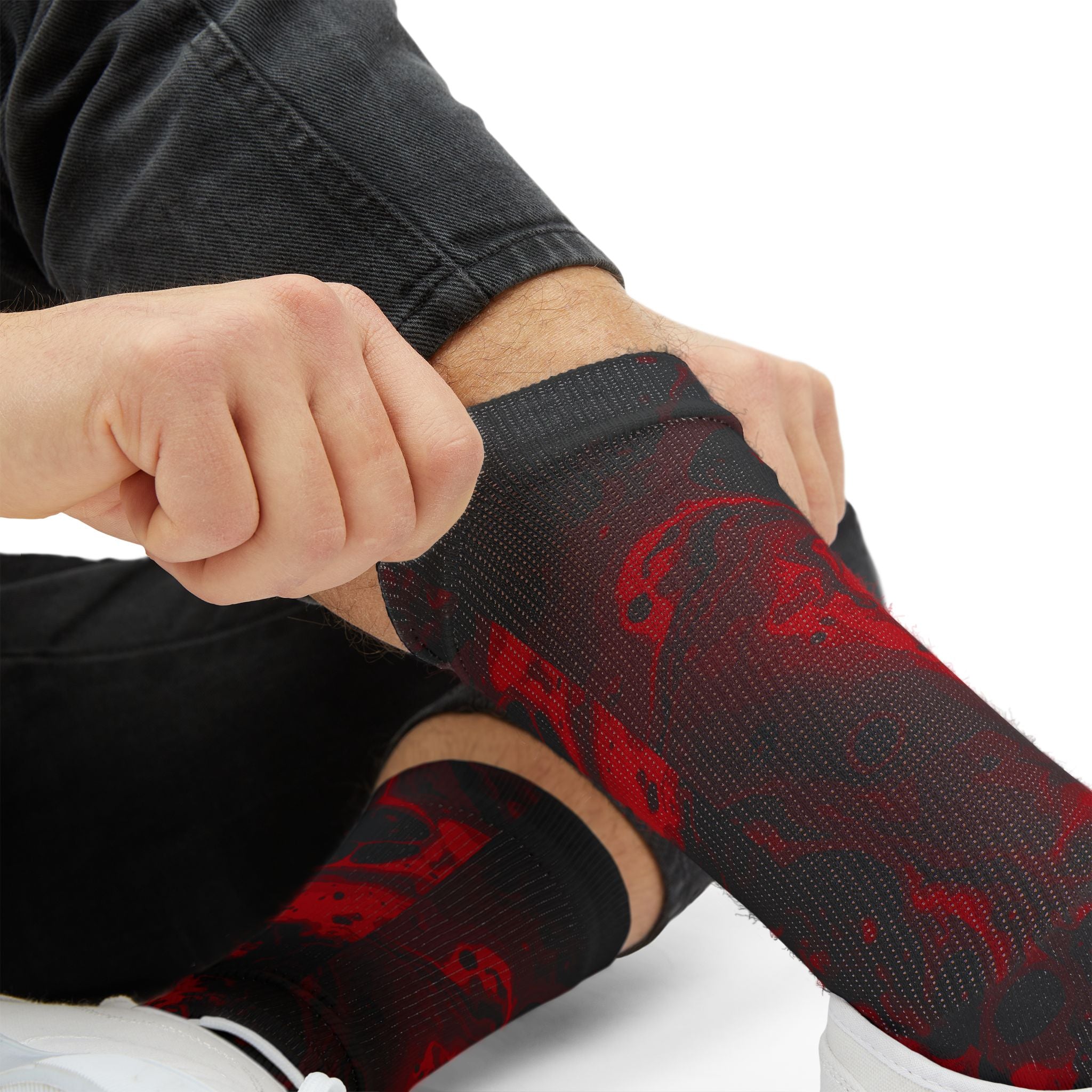 KUIA Magma-red Socks