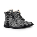 KUIA "Thousand LOL" Fur-Lined Leather Boots (Pitch-black Version)