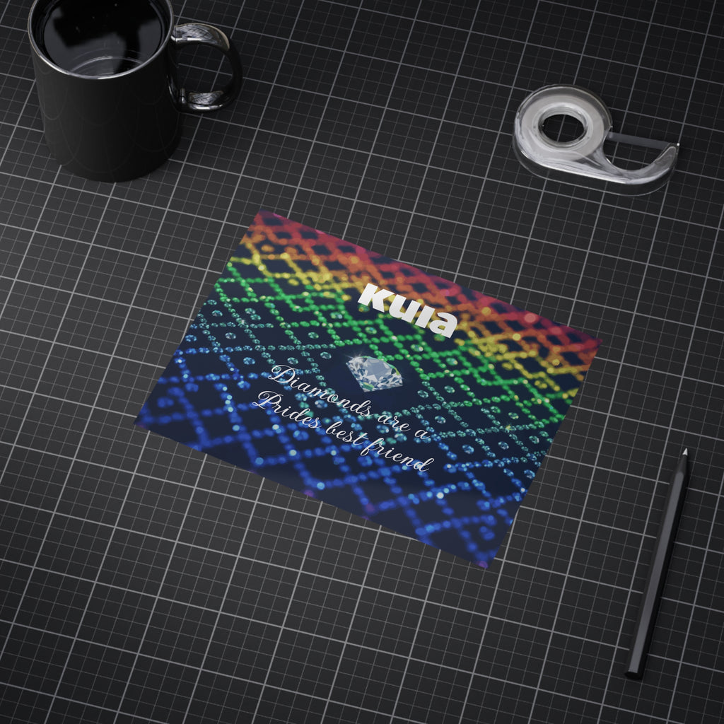 KUIA "Diamonds are a Prides best friend" - Unframed Art Print