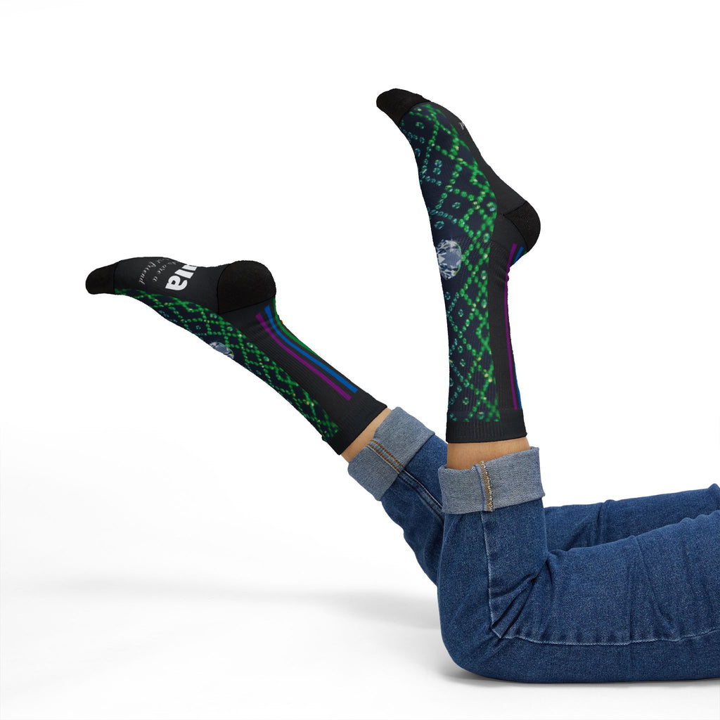 KUIA "Diamonds are a Prides best friend" Sublimation Socks