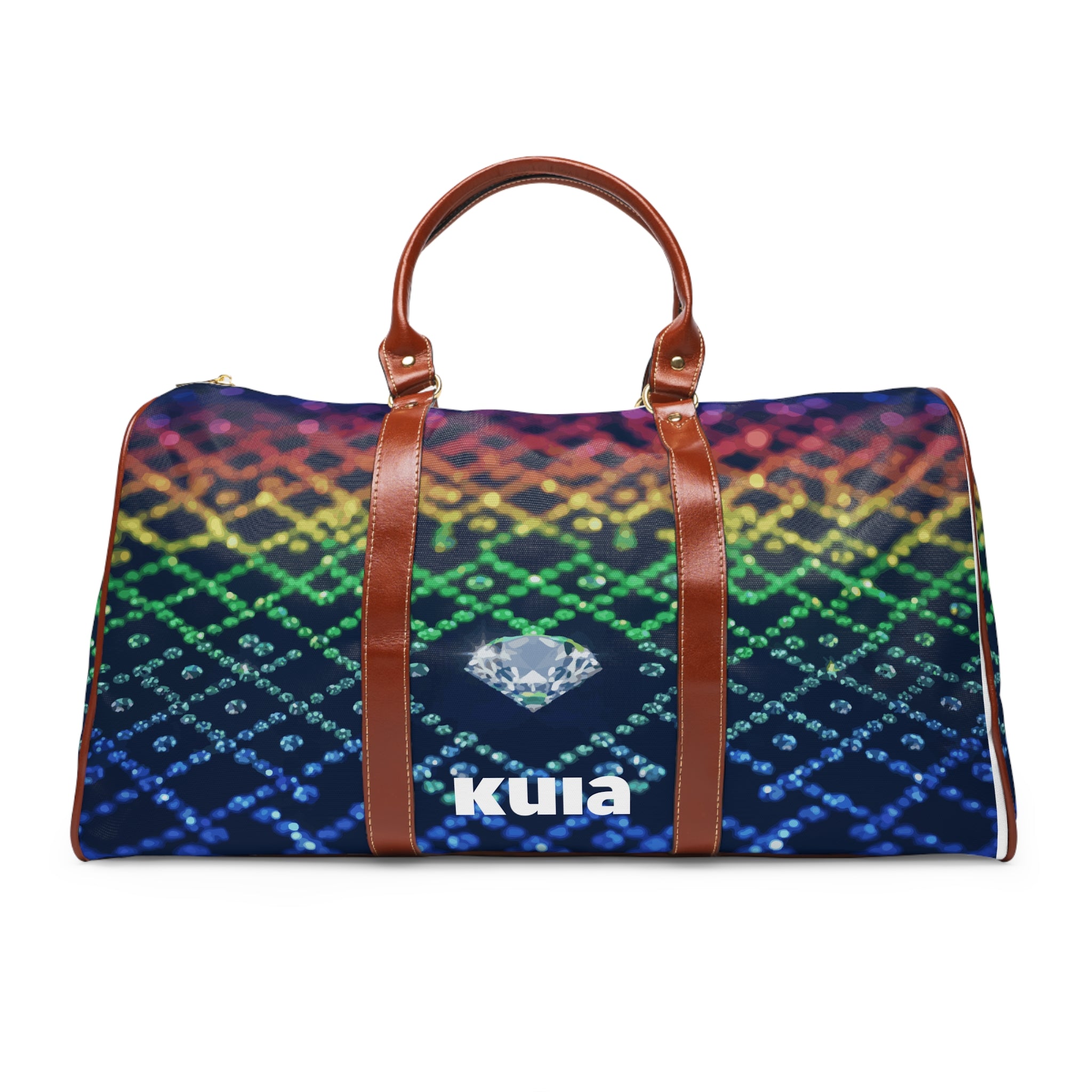 KUIA "Diamonds are a Prides best friend" Waterproof Travel Bag
