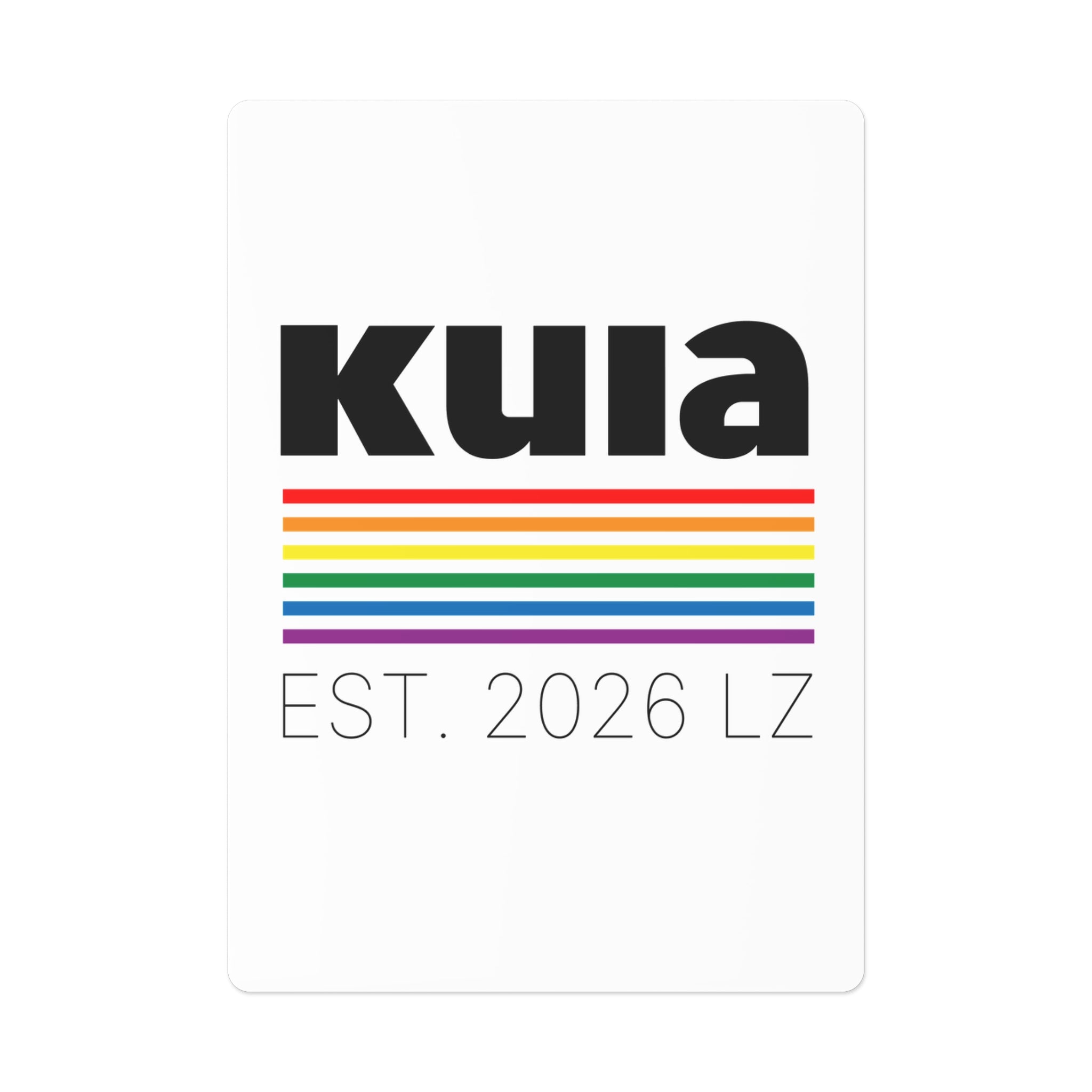 KUIA EST. 2026 LZ Poker Cards
