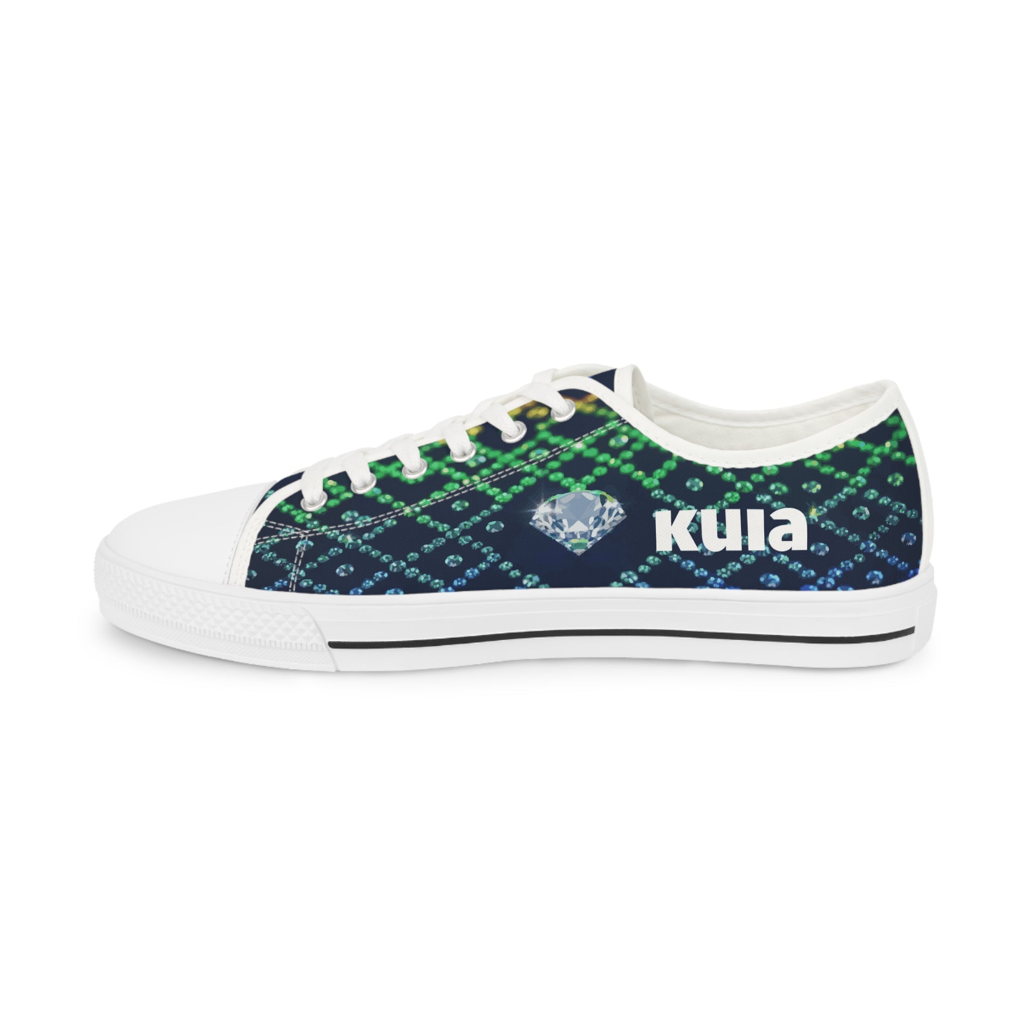 KUIA "Diamonds are a Prides best friend" Low Top Sneakers