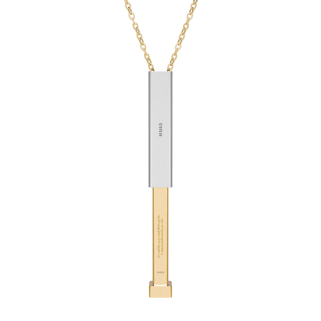 Copy of KUIA Hidden Message Bar Necklace