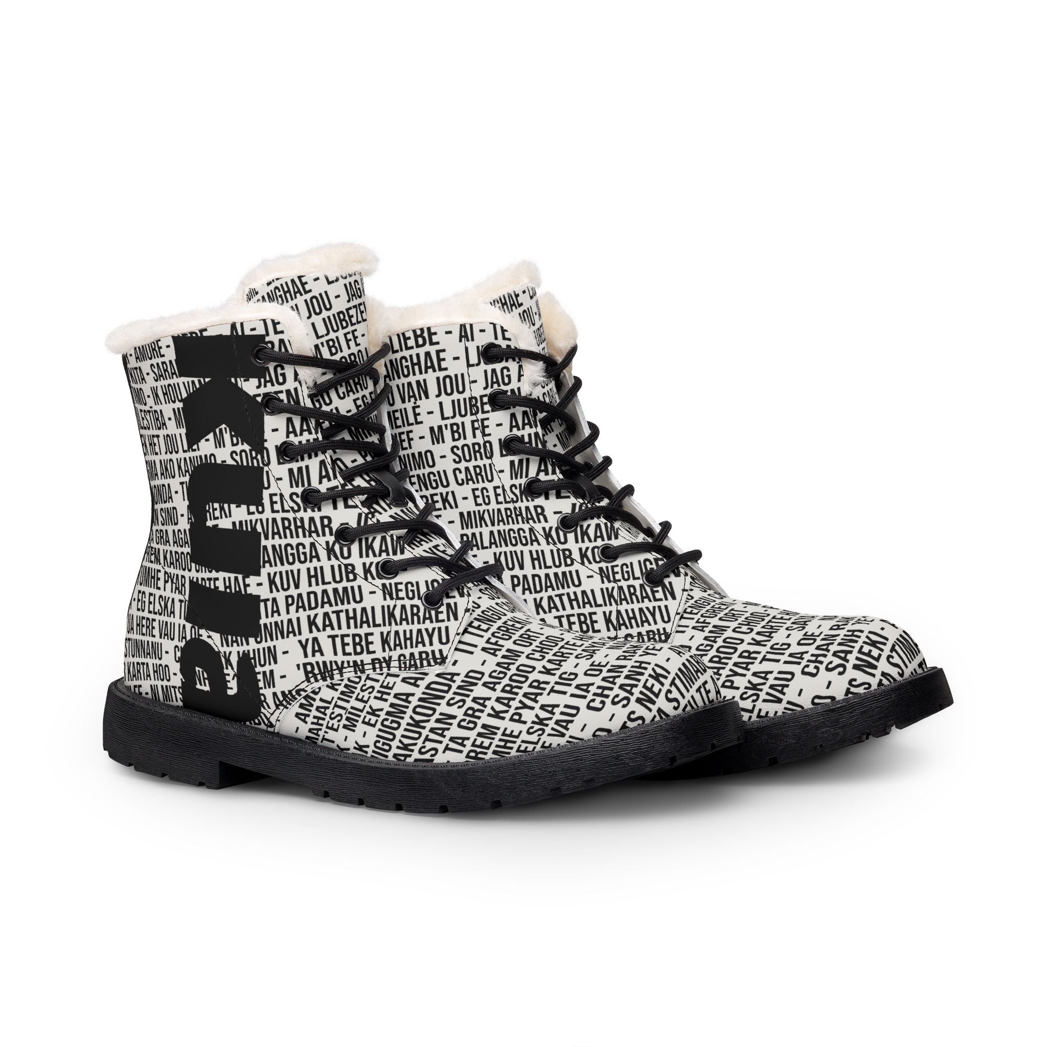 KUIA "Thousand LOL" Fur-Lined Leather Boots (Color of the Year 2026 Version)