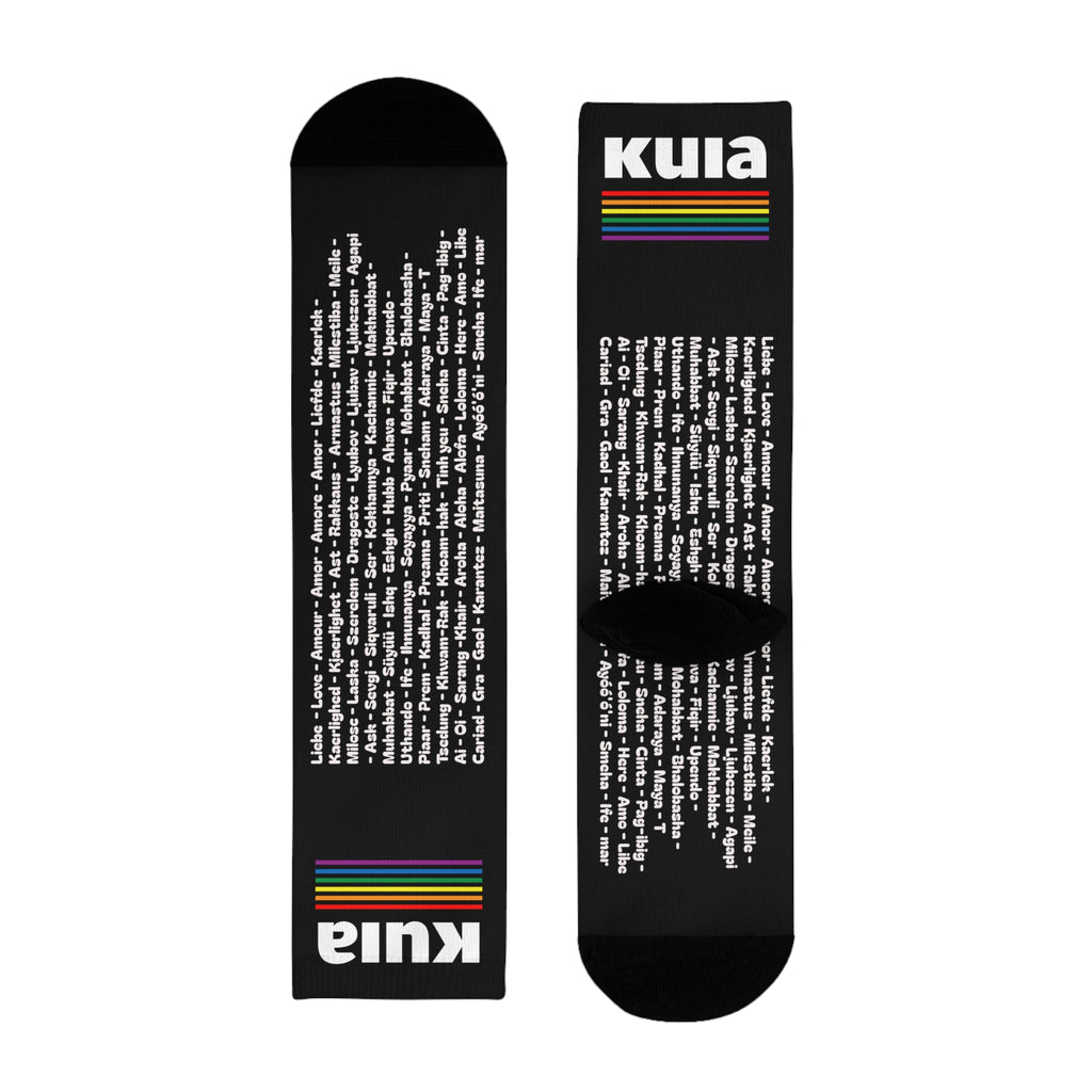 KUIA Love Language for everyone Socks