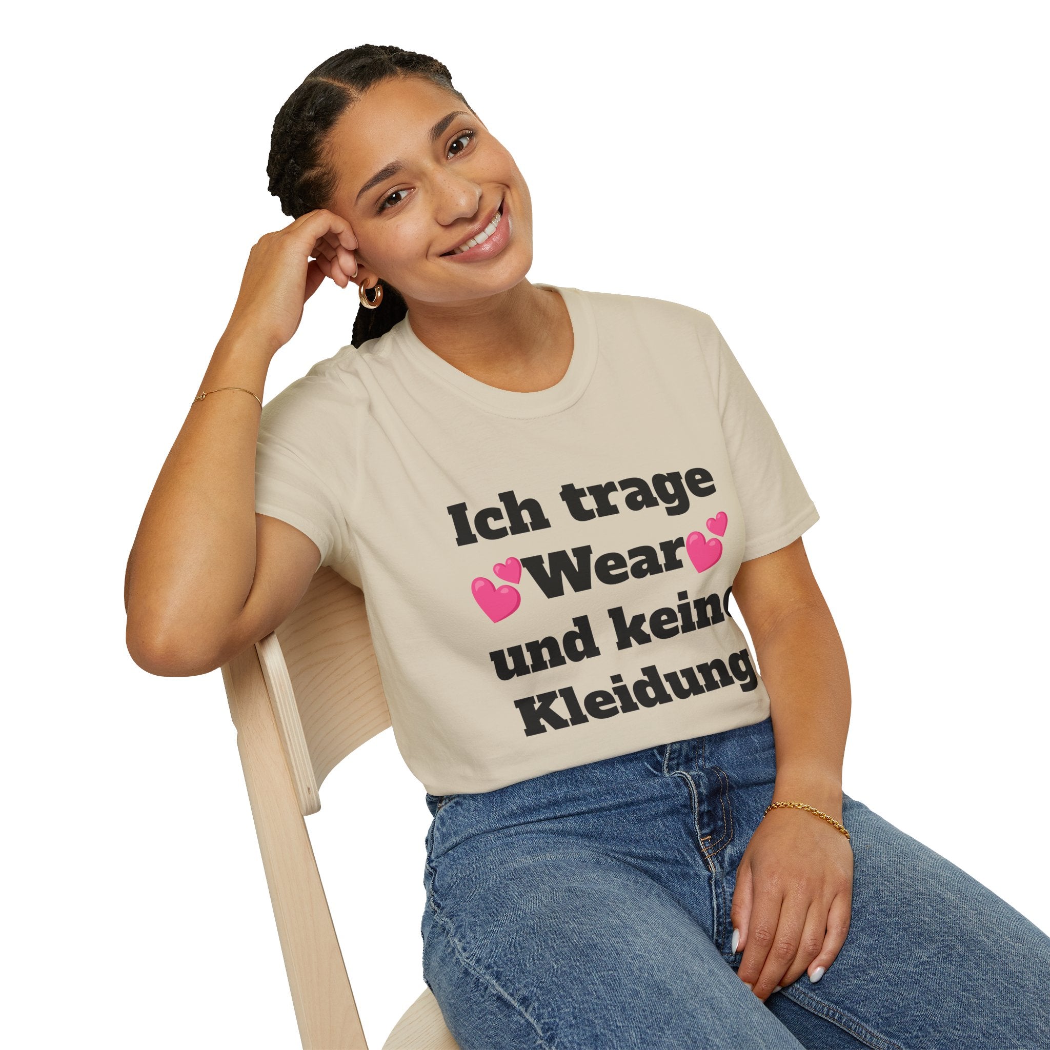 KUIA "Ich trage Wear und keine Kleidung" T-shirt