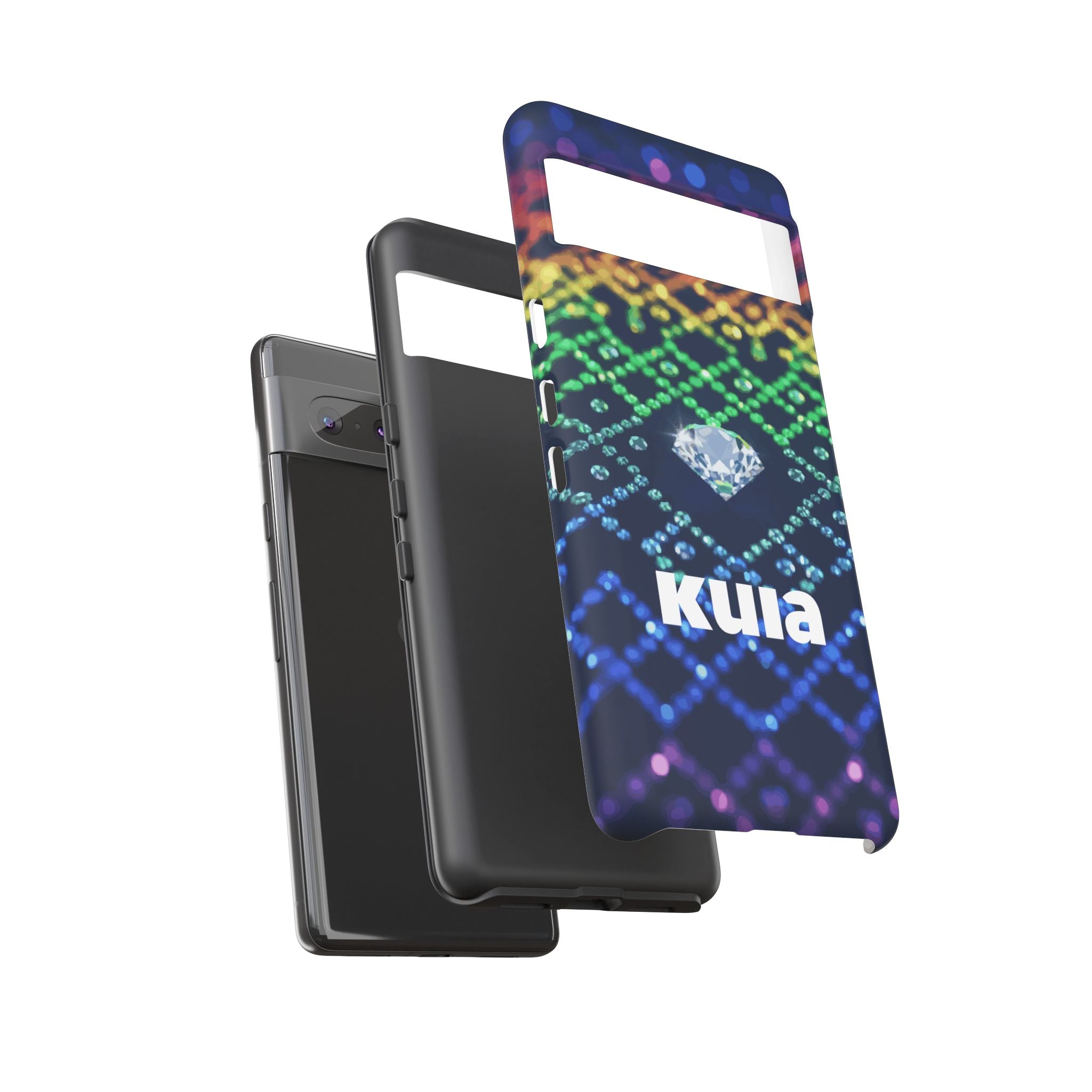 KUIA "Diamonds are a Prides best friend" Phone Case - Google Pixel Edition