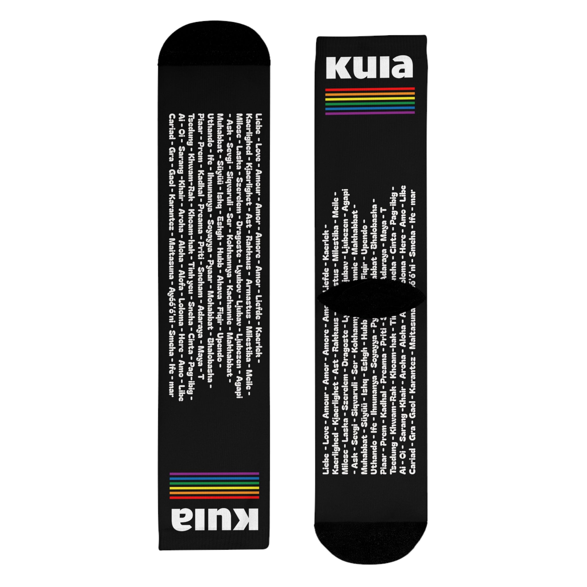 KUIA Love Language for everyone Socks