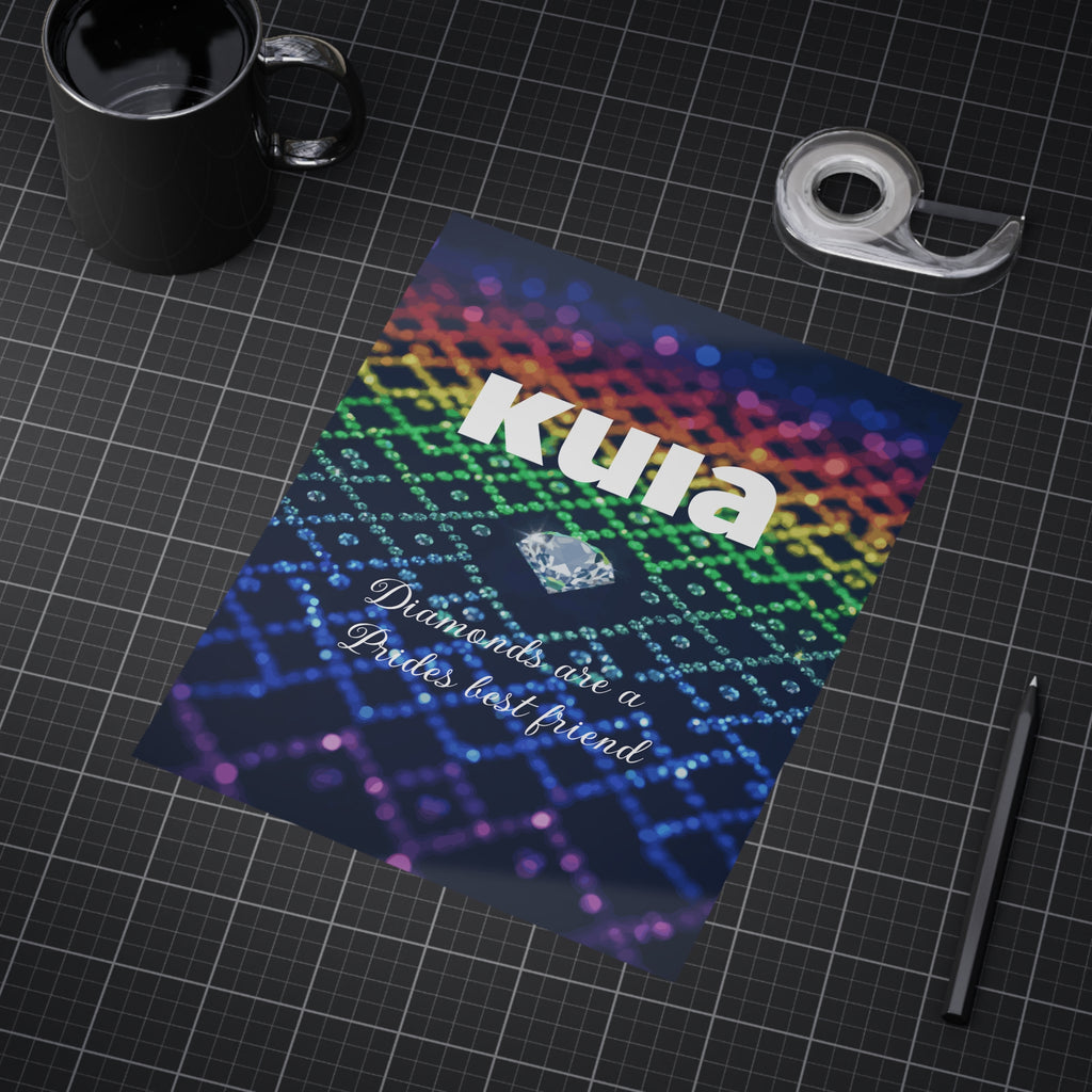 KUIA "Diamonds are a Prides best friend" - Unframed Art Print