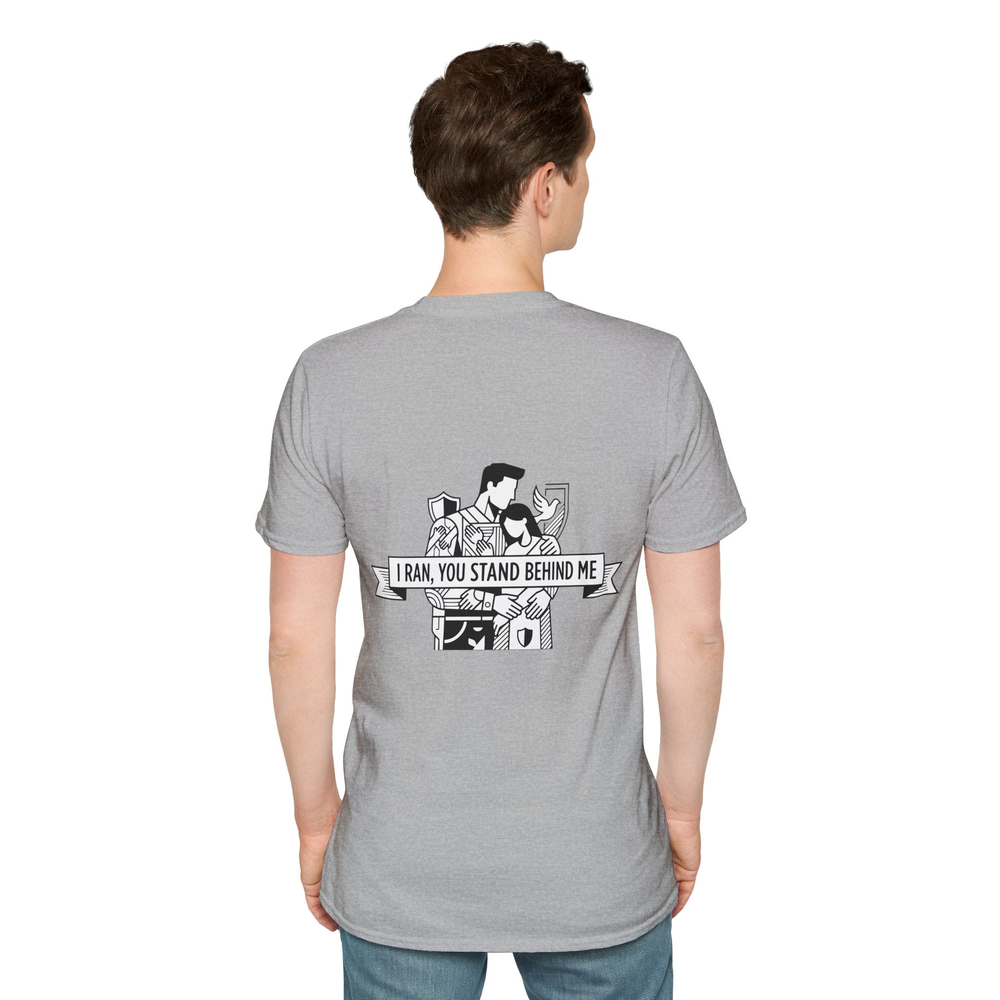 KUIA "I ran, you stand behind me" T-shirt
