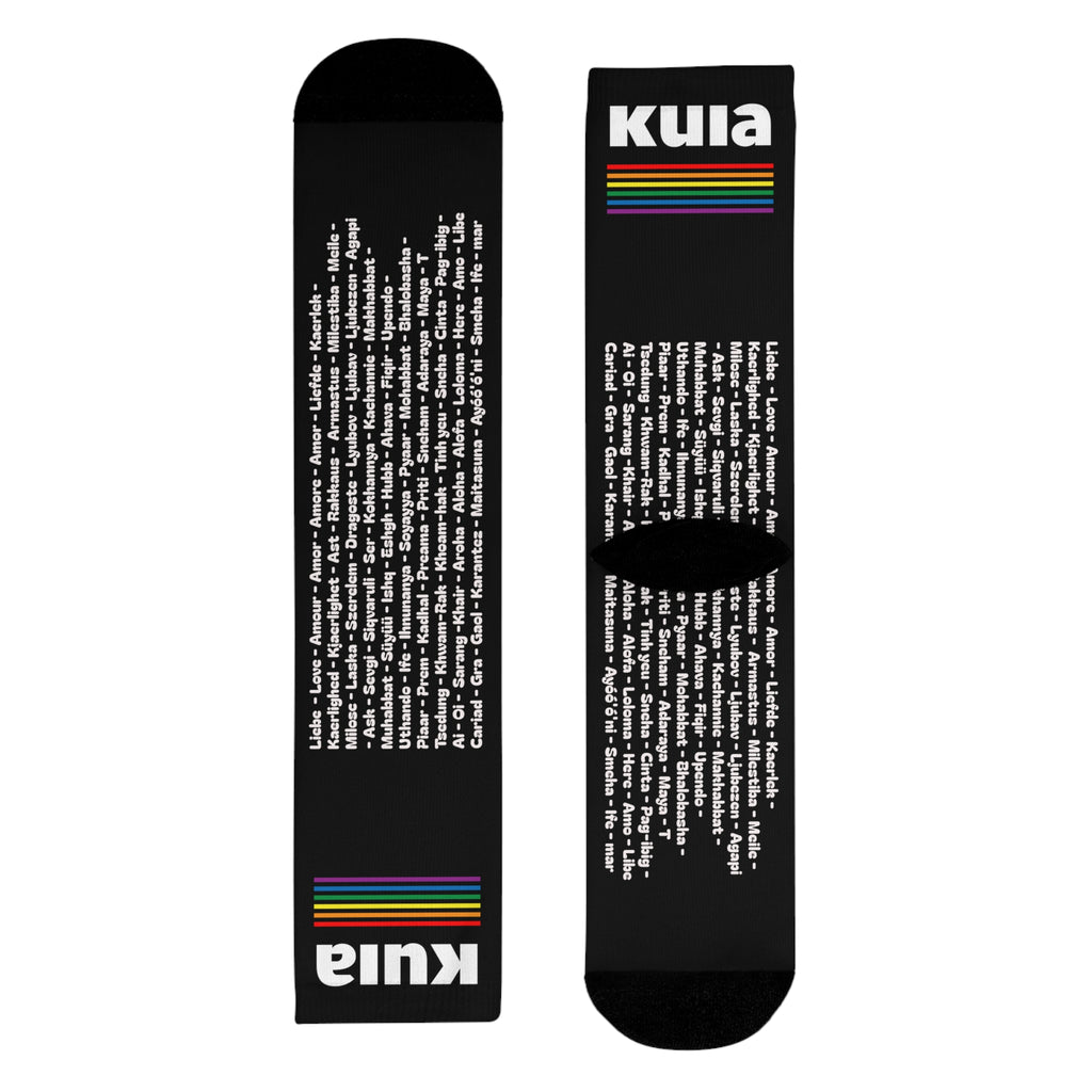 KUIA Love Language for everyone Socks