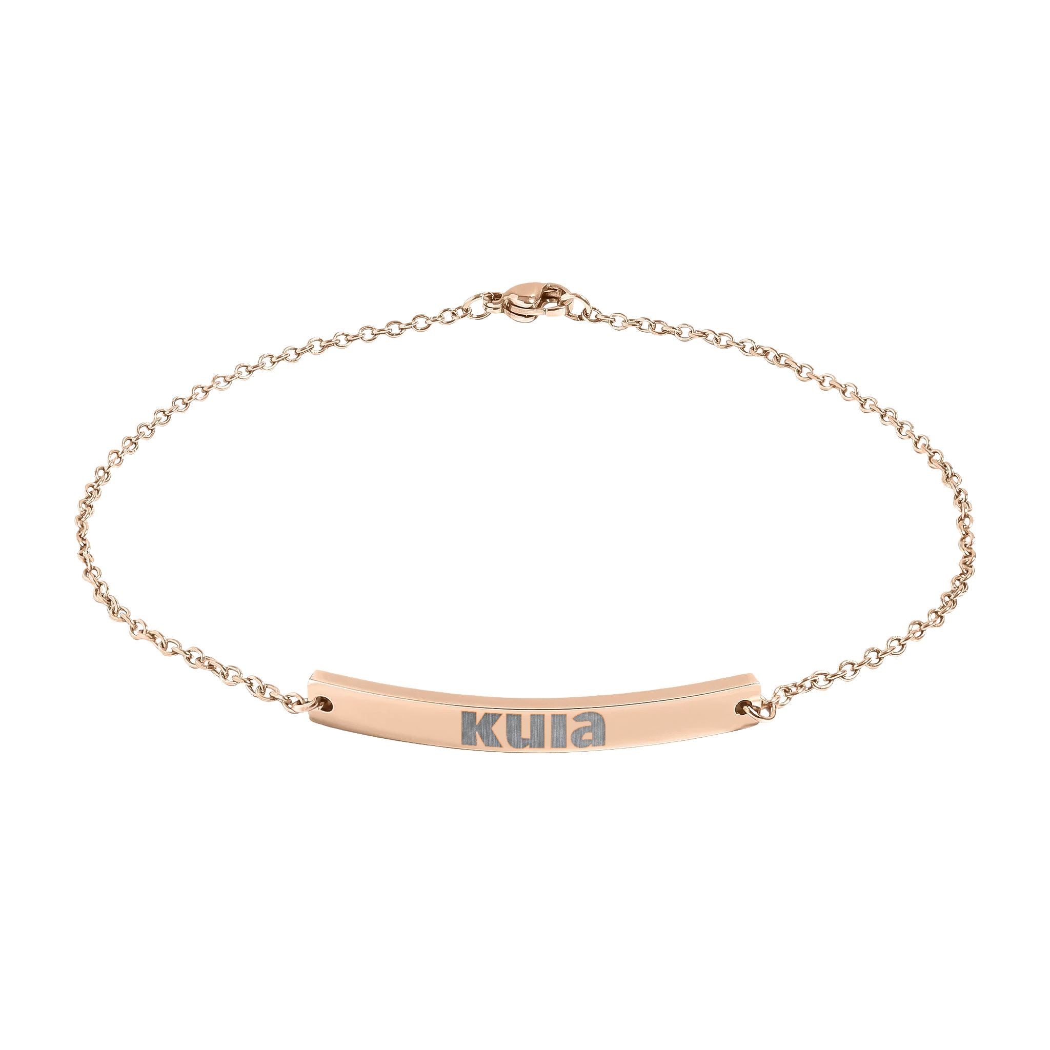 KUA Curved Bar Anklet