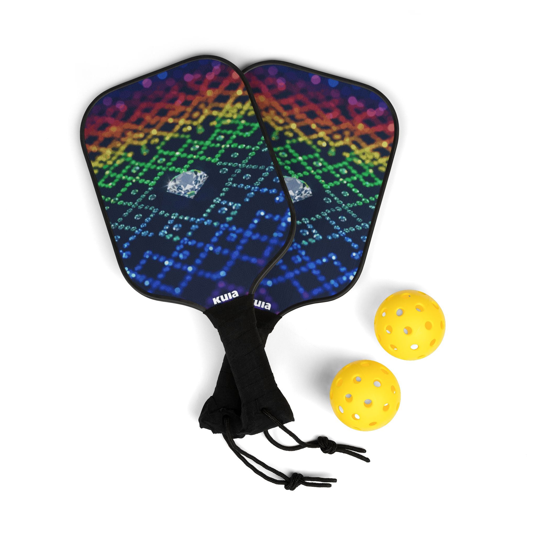 KUIA "Diamonds are a Prides best friend" Paddle Pickleball Set