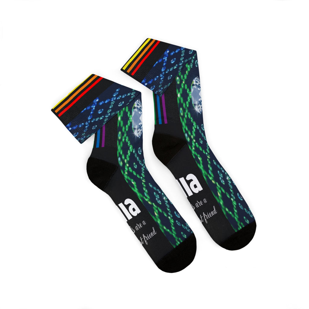 KUIA "Diamonds are a Prides best friend" Sublimation Socks