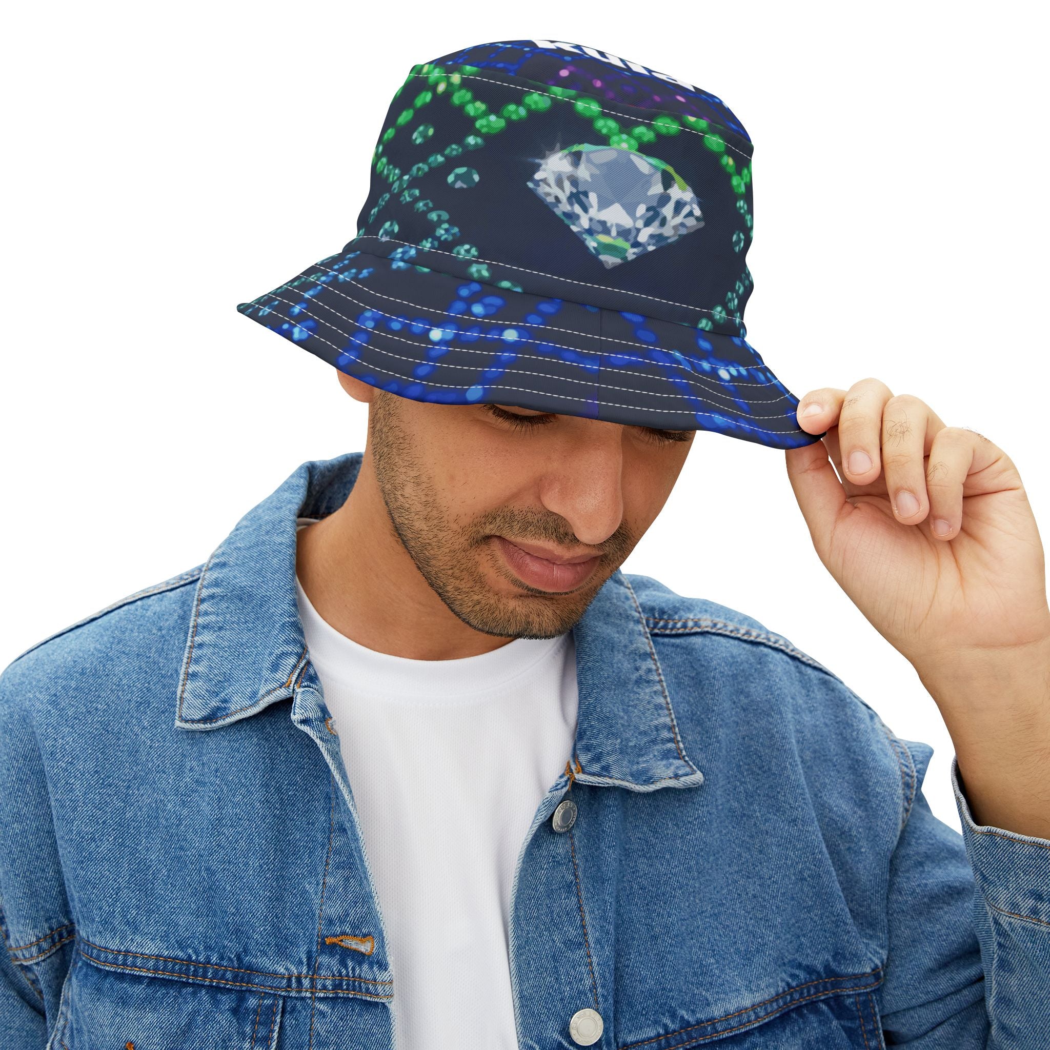 KUIA "Diamonds are a Prides best friend" Kaleidoscope Bucket Hat