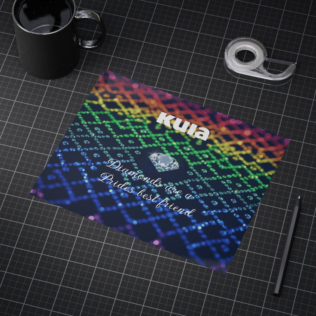 KUIA "Diamonds are a Prides best friend" - Unframed Art Print