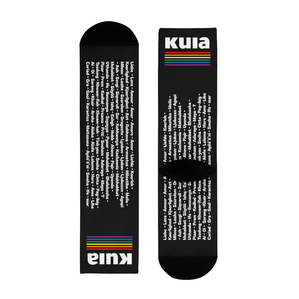 KUIA Love Language for everyone Socks