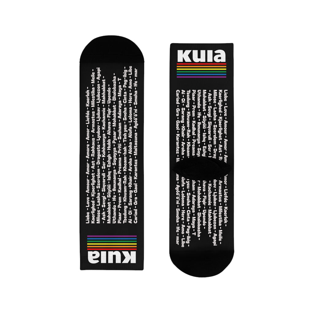 KUIA Love Language for everyone Socks