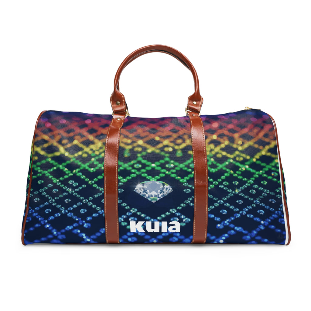 KUIA "Diamonds are a Prides best friend" Waterproof Travel Bag