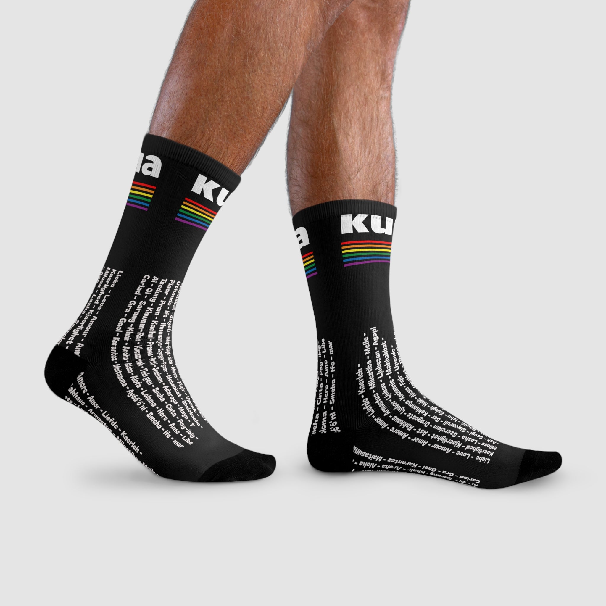 KUIA Love Language for everyone Socks