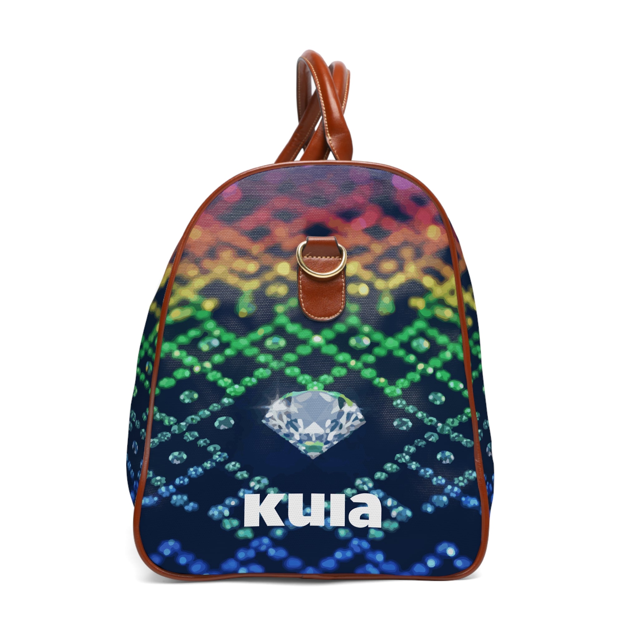 KUIA "Diamonds are a Prides best friend" Waterproof Travel Bag