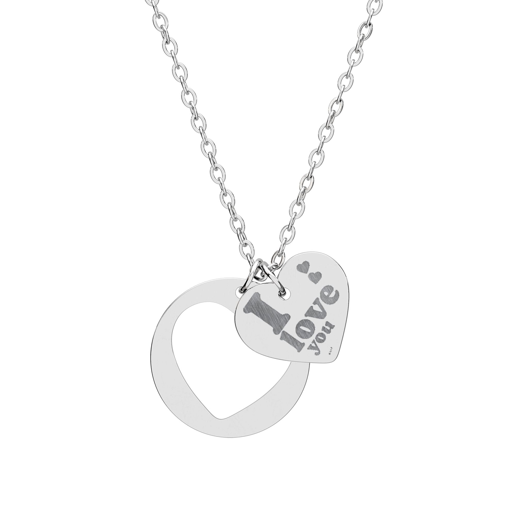 KUIA "I Love You" Heart-Necklace
