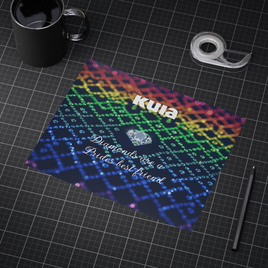 KUIA "Diamonds are a Prides best friend" - Unframed Art Print